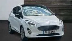 White Used 2018 Ford Fiesta Titanium Hatchback | £9,499 (Fair price)