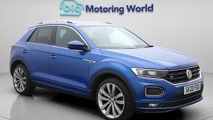 Begagnad VW T-Roc R-line 150 HK (110 kW) 2020 Blå SUV