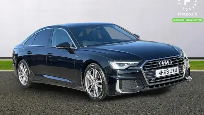 Used Audi A6 S-Line 204 HP (150 kW) 2019 Black Sedan