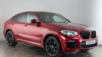 Used BMW X4 M Sport 190 HP (139 kW) 2019 Red SUV