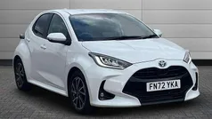 White Used 2022 Toyota Yaris Hybrid Design Hatchback | £16,995 (Fair price)