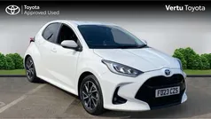 White Used 2023 Toyota Yaris Hybrid Design Hatchback | £16,191 (Fair price)