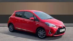 Red Used 2017 Toyota Yaris Hybrid Hatchback | £11,405 (Fair price)