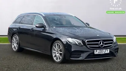 Used Mercedes E350 AMG line 286 HP (210 kW) 2019 Black Estate