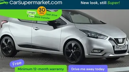 Second-hand Nissan Micra 92 CP (67 kW) 2022 Argintiu Hatchback