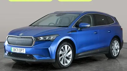 Used Skoda Enyaq iV ecoSuite 150 kW (204 HP) 2021 Blue SUV