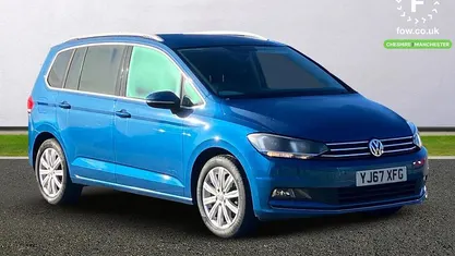 Blue Used 2017 VW Touran SEL MPV | £13,099 (Good price)