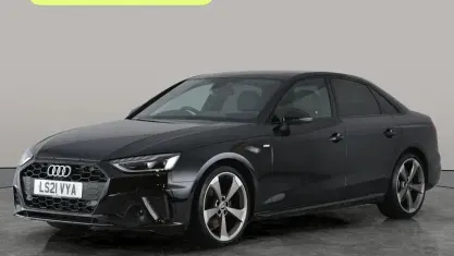 Begagnad Audi A4 Black Edition 150 HK (110 kW) 2021 Svart Sedan