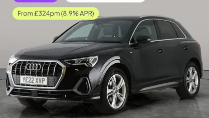 Used Audi Q3 S-Line 150 HP (110 kW) 2022 Black SUV