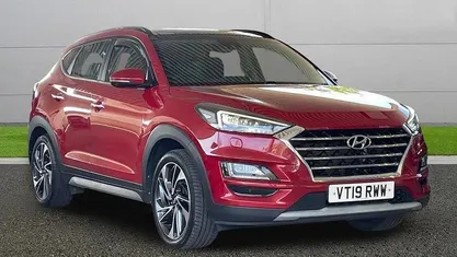 Begagnad Hyundai Tucson Premium SE 136 HK (100 kW) 2019 Röd SUV