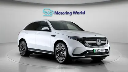 Used Mercedes EQC400 AMG line 300 kW (408 HP) 2023 White SUV
