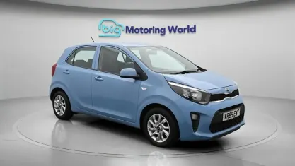 Used Kia Picanto 84 HP (61 kW) 2019 Blue Hatchback