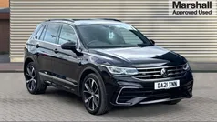 Black Used 2021 VW Tiguan R-line SUV | £25,784 (Fair price)