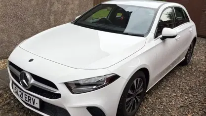 Used Mercedes A180 SE 136 HP (100 kW) 2021 White Hatchback