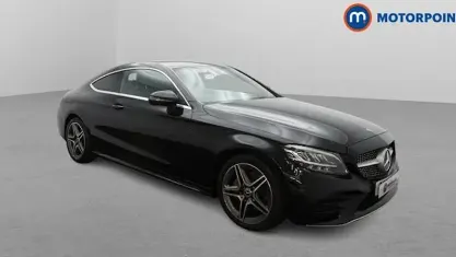 Used Mercedes C220 AMG line 194 HP (142 kW) 2021 Black Coupe