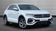 Pure white Used 2025 VW T-Roc R-line SUV | £29,350 (Fair price)
