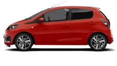 Red Used 2016 Peugeot 108 Access Hatchback | £4,995 (A bit pricey)