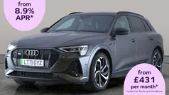 Grey Used 2021 Audi e-tron Black Edition SUV | £25,178 (Fair price)