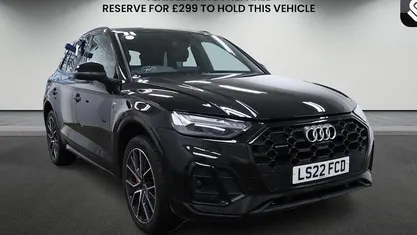 Used Audi Q5 265 HP (194 kW) 2022 Mythos black metallic/mythos black metallic SUV