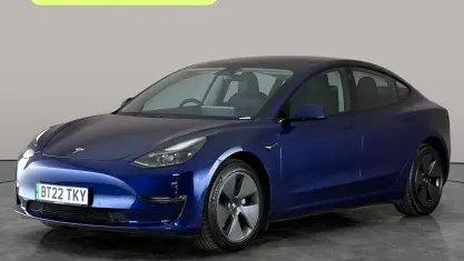 Used Tesla Model 3 Long Range AWD 366 kW (498 HP) 2022 Blue Sedan
