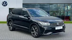 Black Used 2022 VW Tiguan Allspace R-line SUV | £28,847 (Fair price)