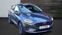 Blue Used 2022 Ford Fiesta Titanium Hatchback | £17,249 (Fair price)