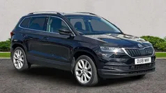 Black magic pearlescent Used 2018 Skoda Karoq SUV | £16,967 (Fair price)