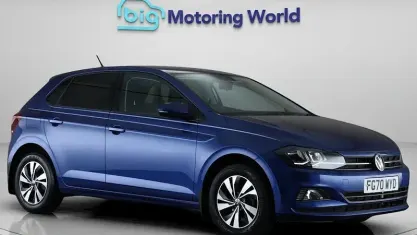 Used VW Polo Match 95 HP (69 kW) 2020 Blue Hatchback