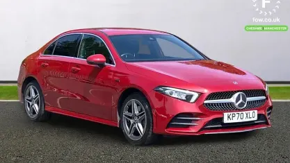 Usado Mercedes A250 AMG line 218 HP (160 kW) 2021 Vermelho Sedan