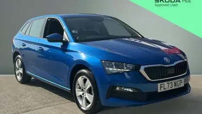 Used Skoda Scala SE 95 HP (69 kW) 2023 Blue Hatchback