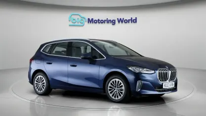 Used BMW 225 Active Tourer Luxury Line 245 HP (180 kW) 2023 Blue MPV