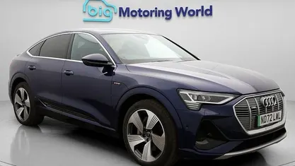 Used Audi e-tron Sportback S-Line 300 kW (408 HP) 2022 Blue SUV