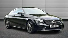 Black Used 2021 Mercedes C200 AMG line Coupe | £24,295 (Fair price)