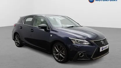 Used Lexus CT200h Sport Line 136 HP (100 kW) 2019 Blue Hatchback