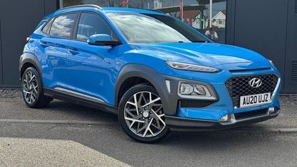 Używany Hyundai Kona Premium 141 KM (103 kW) 2020 Niebieski SUV