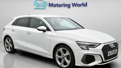 Used Audi A3 Sportback S-Line 150 HP (110 kW) 2023 White Hatchback