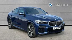 Blue Used 2022 BMW X6 M Sport SUV | £46,950 (Fair price)