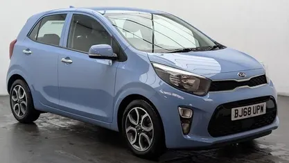 Used Kia Picanto 84 HP (61 kW) 2018 Blue Hatchback