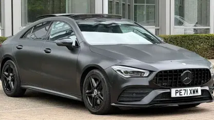 Używany Mercedes CLA200 AMG Line Premium Plus 163 KM (119 kW) 2021 Czarny Coupe