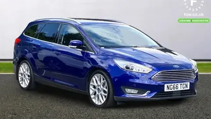 Used Ford Focus Titanium X 150 HP (110 kW) 2016 Blue Estate