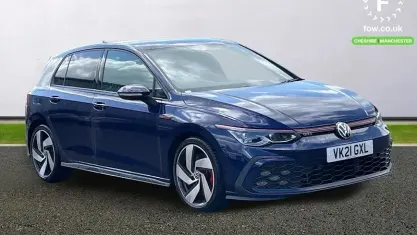 Used VW Golf VII GTI 245 HP (180 kW) 2021 Blue Hatchback
