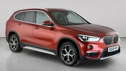 Used BMW X1 xLine 190 HP (139 kW) 2018 Orange SUV