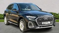 Black Used 2021 Audi Q5 S-Line SUV | £31,032 (Fair price)