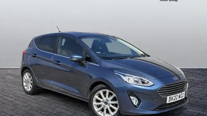 Used Ford Fiesta Titanium 101 HP (74 kW) 2020 Blue Hatchback