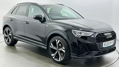 Used Audi Q3 S-Line 150 HP (110 kW) 2020 Black SUV