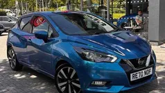 Blue Used 2021 Nissan Micra Tekna Hatchback | £9,990 (Fair price)