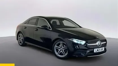 Used Mercedes A180 AMG line 136 HP (100 kW) 2020 Black Sedan