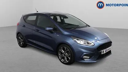 Used Ford Fiesta ST-Line 95 HP (69 kW) 2020 Blue Hatchback