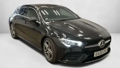 Used Mercedes CLA200 AMG line 163 HP (119 kW) 2020 Black Coupe