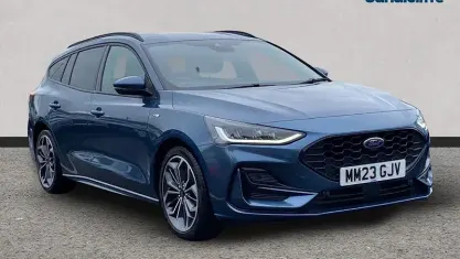 Used Ford Focus ST-Line X 155 HP (114 kW) 2023 Blue Estate